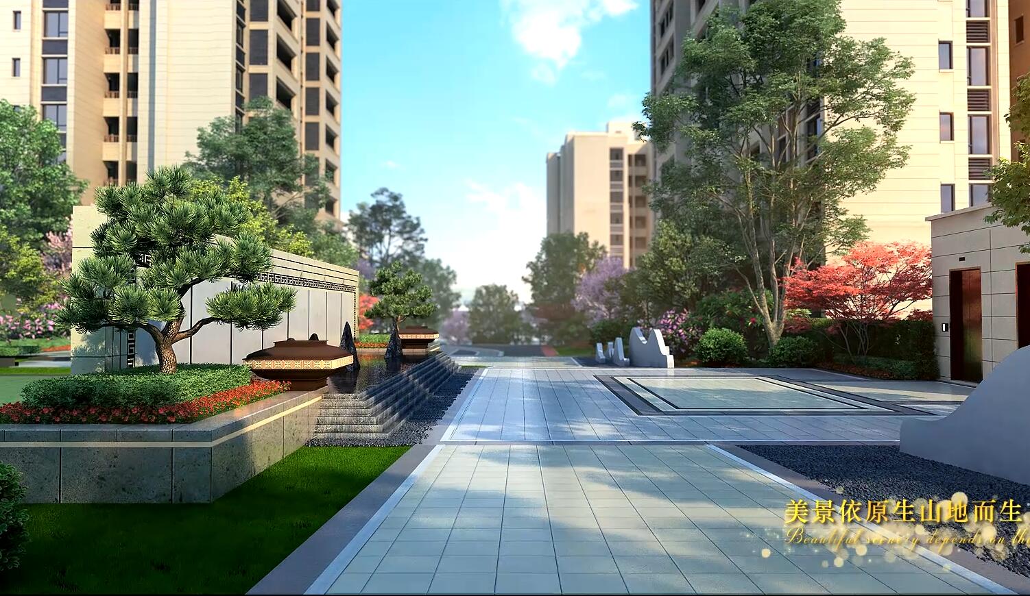 三維房產(chǎn)動(dòng)畫(huà)制作-中國(guó)摩 檀香花園